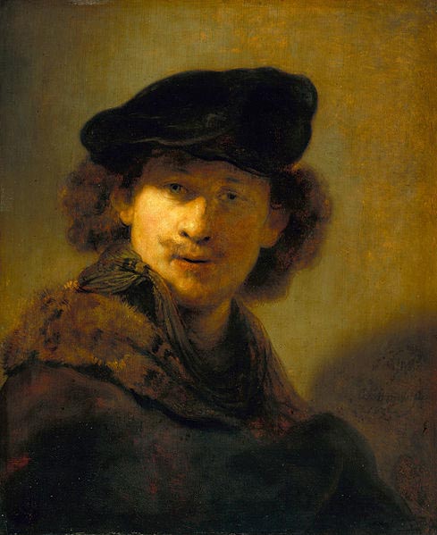 Self-Portrait with Velvet Beret